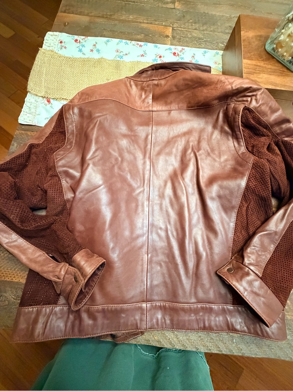 Stunning Vintage 80’s Remy Soft Leather 42 L Jacket with suede features GUC RARE - Picture 6 of 15